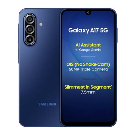 Samsung Galaxy A17 5G (Blue, 8GB RAM, 128GB Storage)